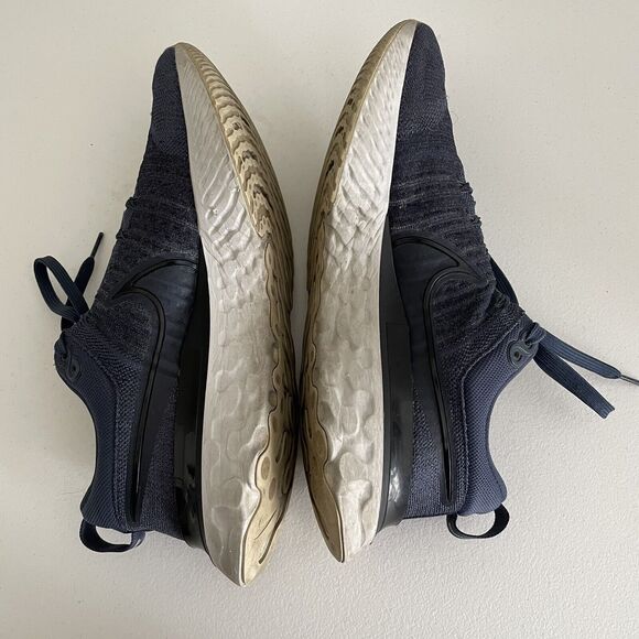 Nike React Infinity Run Flyknit 2 Blue Running Shoes Men’s 9.5 (CT2357-401) - Picture 6 of 12